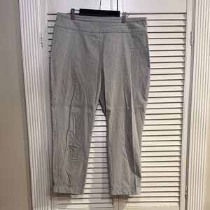 Gray Cropped Pants